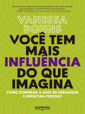 cover image of Você tem mais influência do que imagina